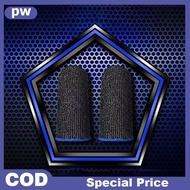 pw 2pcs Breathable Game Finger Sleeves for Pubg, Sweat-Proof Touchscreen Gloves ph
