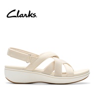 Clarks Womens Brinkley Rae Ana Wedges - Cream