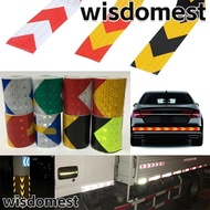 WISDOMEST Car Reflector Sticker, 5x300CM Multicolor Car Reflective Tape, Tool Tape Film Car Reflective Film Warning Tapes Arrow Warning Strip