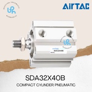 AIRTAC SDA 32X40B COMPACT CYLINDER PNEUMATIC (OUTER THREAD) SDA32X40B/ SDA-32X40B/