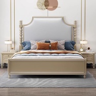 light simple luxury bed master bedroom large American-style solid wood 1 1 yabed 1 1