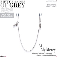 Fifty Shades Darker - At My Mercy Beaded Chain Nipple Clamps Bondage Sex Toy