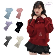 Emily Sweater Long-Sleeved Shirt With Scarf (999AA)