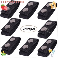 CLEVERHD 1/4/8Pcs Belt Keeper Sports  Double Snaps Heavy Duty