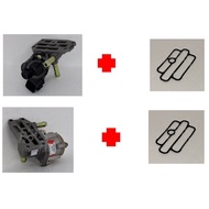 Throttle Body Bottom Half Set With Stepper motor + Gasket O-ring for EVO123 / 4G9X/ 4G6X/ 6A1X & Miv