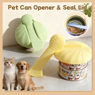 Silicone Pet Canned Food Lid & Can Opener Can Opener Cat Food Shovel Cat Food Cover Pet Supplies