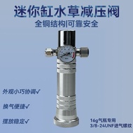 Carbon Dioxide Fish Tank Dedicated Small Pressure Reducing Valve Grass Tank CO2 Cylinder Refiner Set