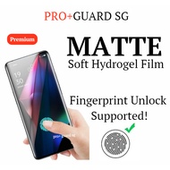 [SG SELLER] Premium MATTE Soft Hydrogel Film Samsung S10+ Note 10 9 8 10+ Lite S10 S10e S9+ S9 S8+ S8 Screen Protector