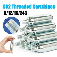 8/12/16/24G CO2 threaded cartridges CO2 gas cylinder for aquarium wrist straps beer soda