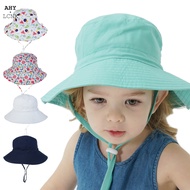 2024 Summer Baby Sun Hat Boys Cap Children Panama Unisex Beach Girls Bucket Hats Cartoon Infant Caps UV Protection Fisherman Hat