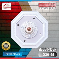 Ornamen Lampu PVC / Ornamen Plafon PVC / Fitting Lampu / Rumah Lampu Hias /Piting Lampu/Tempat Lampu