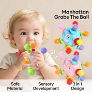 Mainan Toys Baby 6 Month Rattle Teether Toys Baby Toys Tahun 1 Infant Ball Manhattan Round