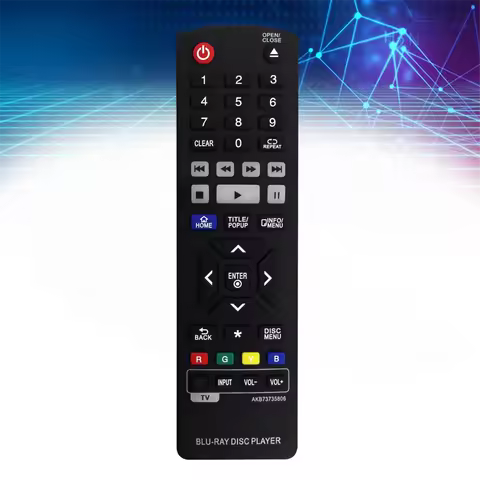 Replace AKB73735806 Remote for LG Blu-Ray Player UBK90 BP330 BP430 BP430N BP530 BP540 BPM54 BP735 BP