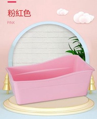 全城熱賣 - 便攜折疊式嬰兒浴盆-粉紅色 (一件裝)#KHH