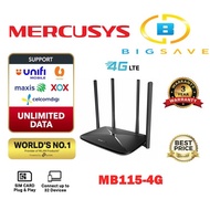 MERCUSYS MB115-4G 300 MBPS WIRELESS N 4G LTE ROUTER