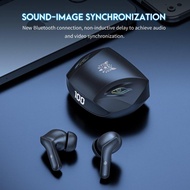 LAYAR ONIKUMA T33 Black Bluetooth Headset V5.1 TWS Gaming Earphone Ello gadget - Wireless Bluetooth 