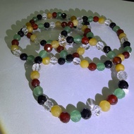 [Longtan Art City] Five Elements Crystal Cut Surface Hand Beads|Energy Balance ・ Ray Circulation