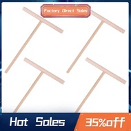4Pcs T Shape Crepe Maker Pancake Batter Wooden Spreader Stick, Wooden Crepe Tools,Crepe Spreaders fo