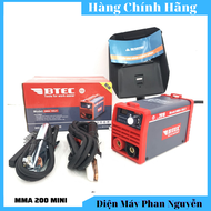 Máy hàn BTEC MMA-200 Mini. tiết kiêm điện-Bảo hành 12 tháng Bao kéo 3.2 ly