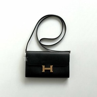 99新🆕 Hermès 愛馬仕 Constance To Go 黑色金釦