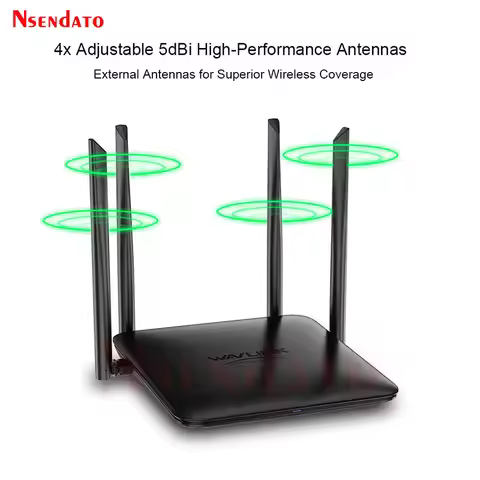 Wavlink AC1200 Dual Band Wireless Wifi Router 2.4G/5G 10/100/1000Mbps WAN/LAN Full Gigabit WiFi Rout