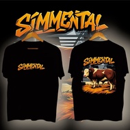 Cow farmer t-shirt simental cow design young farmer t-shirt