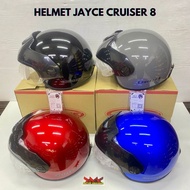 HELMET JAYCE CRUISER 8 BLACK RED SILVER BLUE L XL / VISOR BKP V9 / V10 TINT