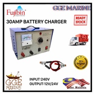 Fujibin 12V 24V 30A Battery Charger Smart Car Battery Charger Automotive Battery Charger