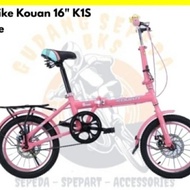 Sepeda Lipat Anak Perempuan 16 Inch Merk Kouan