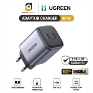 UGREEN 45W Double Port USB-C Charger Adapter - ALFACASE 45W USB-C Charger Adapter