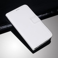 全城熱賣 - 適用於 Sony Xperia 10 III idewei 瘋馬紋左右翻蓋皮套 帶支架&卡槽&錢包（白色）