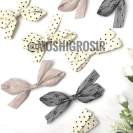 1PC - APPLICATION OF LACE RIBBON, DOT RIBBON,/ RIBBON, BOW LACE,/DOTTIE