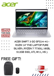 Acer Swift 3 GO SFG14-41-R3ZM 14'' FHD Laptop Pure Silver