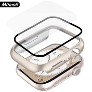 Miimall Apple Watch Series 9/8/7/6/SE/5 Hard PC Matte With Screen protector Case For Apple Watch Series 9/8/7/6 4044/4145 mm