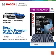 Bosch Aeristo Premium Activated Carbon Cabin Air Filter for Toyota 86 GT86 GR86 and Subaru BRZ 0986A