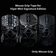 Non Slip Suck Sweat Pre Cut Mouse Grip Tape Skate Lizard Sticker For Razer Viper Minise Mini Signatu