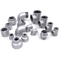 1/4 and 3/8 GI Elbow, GI Street Elbow, GI Tee, GI Cap, GI Plug, GI Coupling