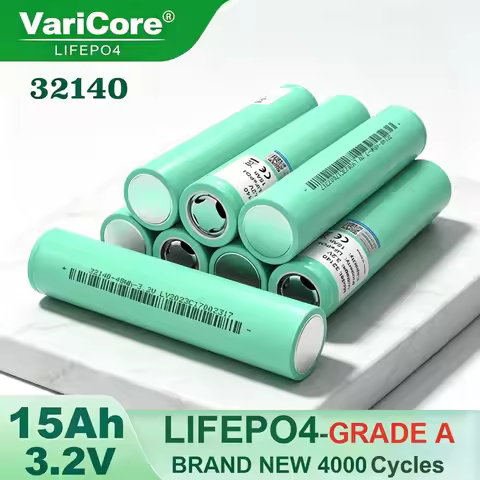 3.2V LiFePO4 32140 15Ah Battery Pack DIY 4s 8s 12v 24V Inverter Electric Vehicle Travel Camping Batt