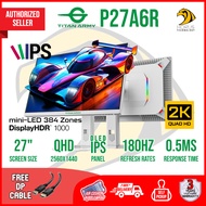 TITAN ARMY 27” Mini-LED QHD 2K 180Hz 1ms IPS HDR1000 Rotatable 100%NTSC Gaming Monitor (P27A6R)