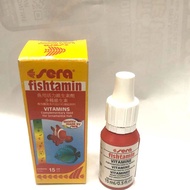 Vitamin Sera Fishtamin Fish vitamin Utk Betta Arowana Koi Kelah Goldfish Discus Marine Fish best 15m