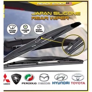 H301H306 H307 Silicone Car Rear Wiper 10/12/14/16inch For Perodua Honda Toyota Kia Mitsubisi Suzuki 