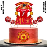 CRISTIANO RONALDO CR7 CAKE TOPPER