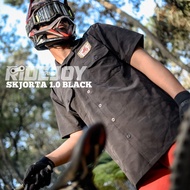 KEMEJA SKJORTA 1.0 Black - Ride And Joy men's shirt casual sports outdoor cycling cool hiking mounta