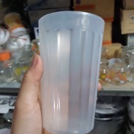(wholesale) white striped plastic cups for drinking beer and soft drinks from Viet Nhat plastic