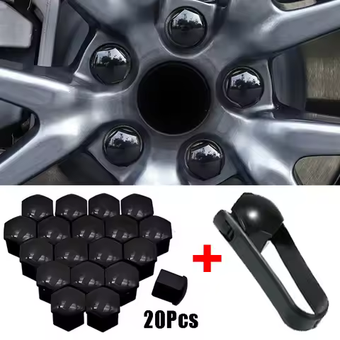 20Pcs Car Wheel Nut Caps Auto Hub Screw Cover Bolt Rims Exterior Decoration Special Socket Protectio