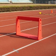 [jgvaqorap] Soft Practice Hurdle Adjustable Training Hurdle Foam for Beginners, Red