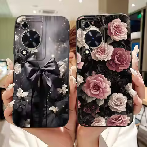Beautiful Floral Phone Case For Huawei Nova Y72 Soft Silicone Shockproof Cover For Huawei NovaY72 MG