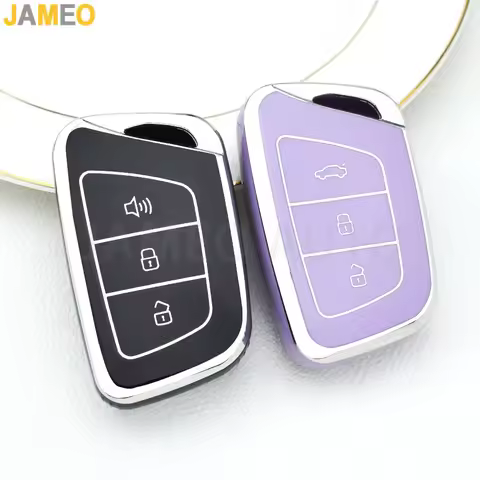 For JAC JIAYUE A5 X4 X7 IC5 IEV T50 S2 S3 S4 S5 S7 T8 Refine M6 Smart 3 Buttons TPU Car Fob Key Cove