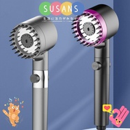 SUSANS Water-saving Sprinkler, 3 Modes High Pressure Pressurized Shower Head,  Handheld Universal Multi-function Shower Sprinkler For Home