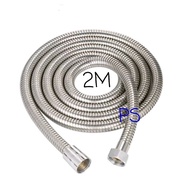 2M Stainless Steel Shower Hose for Bathroom Toilet 2M